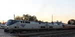 AMTK 205 & 67 lead train 956 out of Raleigh as the sun disappears